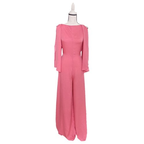Pre-owned Massimo Dutti Jumpsuit In Pink