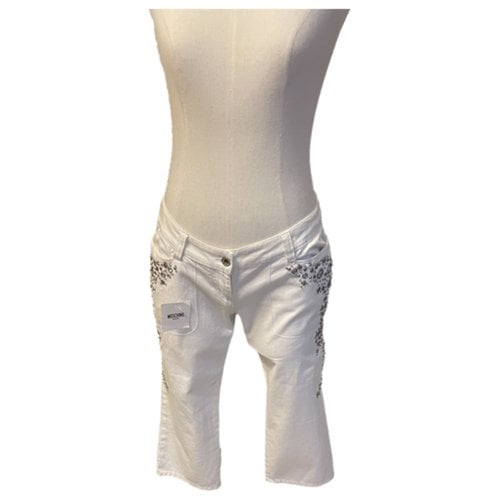 Pre-owned Moschino Short Pants In White