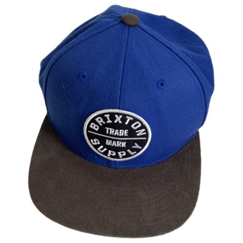 Pre-owned Brixton Wool Hat In Blue