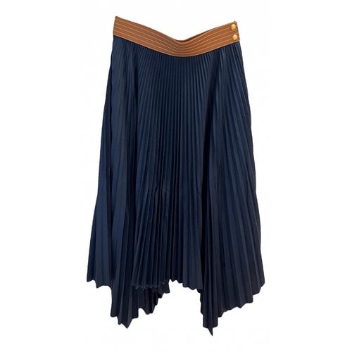 Pre-owned Loewe Mid-length Skirt In Blue