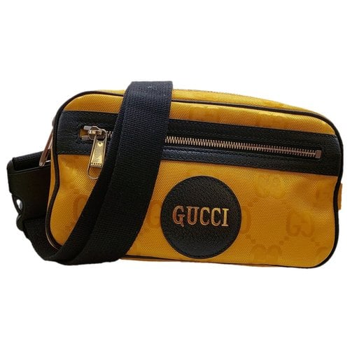 Pre-owned Gucci Neo Vintage Clutch Bag In Yellow