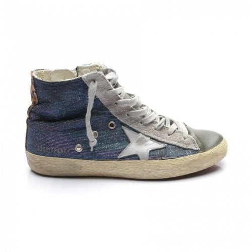 Pre-owned Golden Goose Leather Trainers In Multicolour