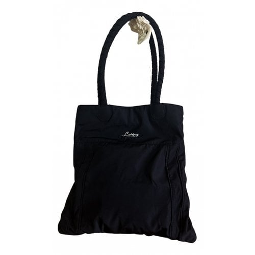 Pre-owned Lotto Cloth Handbag In Black