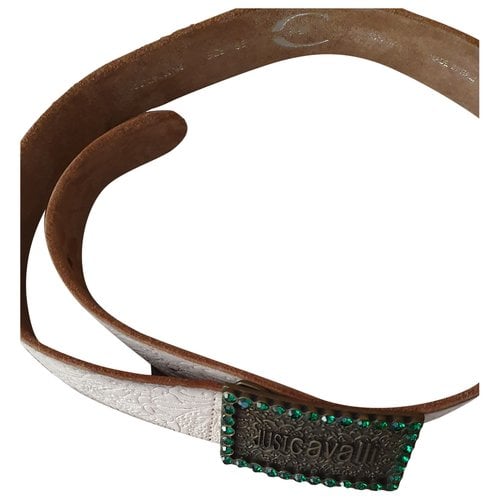 Pre-owned Just Cavalli Leather Belt In Other
