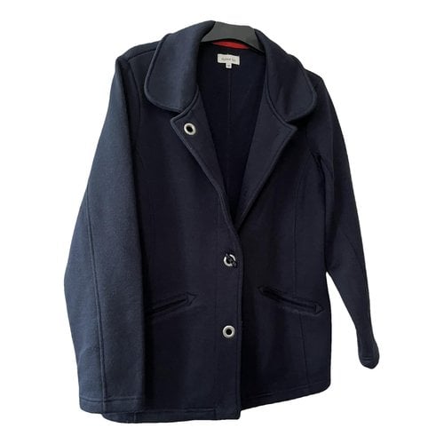 Pre-owned Armor-lux Wool Caban In Navy
