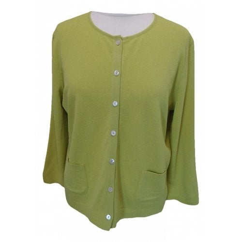 Pre-owned Marc Cain Cardigan In Green