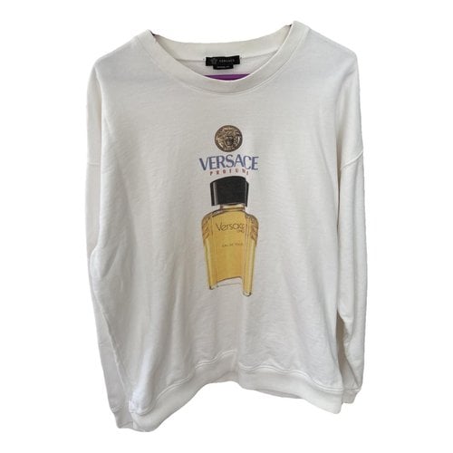 Pre-owned Versace Sweatshirt In White