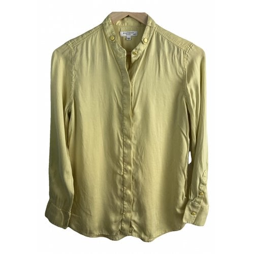 Pre-owned Equipment Silk Shirt In Yellow