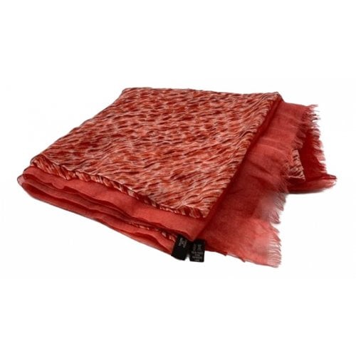 Pre-owned Loro Piana Cashmere Stole In Red