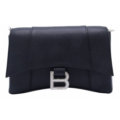 Pre-owned Balenciaga Leather Handbag In Black