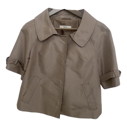 Pre-owned Prada Silk Short Vest In Other