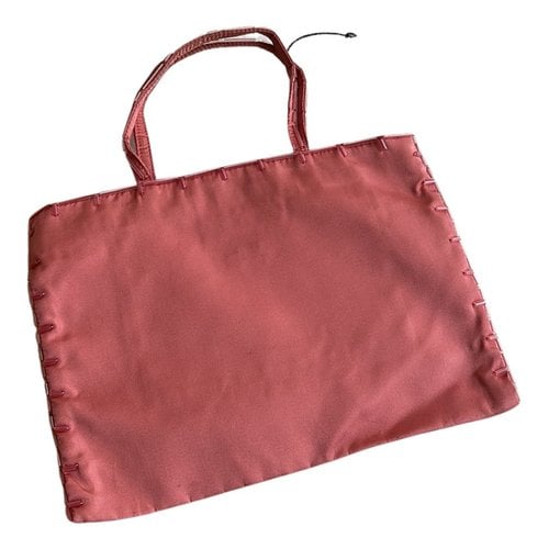 Pre-owned Prada Silk Mini Bag In Pink
