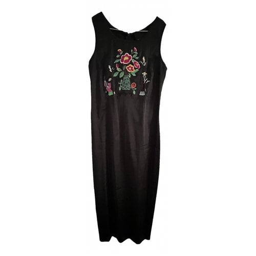 Pre-owned D&g Maxi Dress In Black