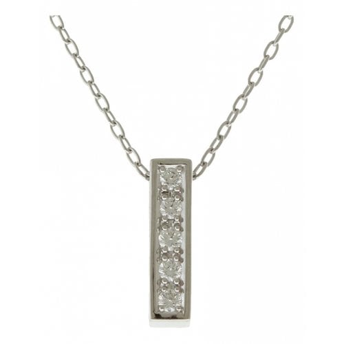 Pre-owned Tasaki White Gold Necklace In Silver