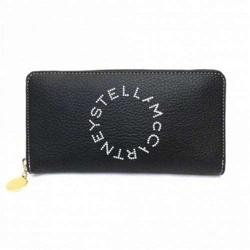 Pre-owned Stella Mccartney Leather Wallet In Black