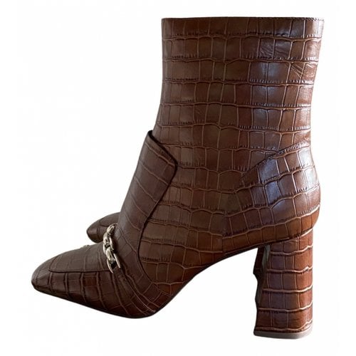 Pre-owned Jeffrey Campbell Leather Boots In Brown