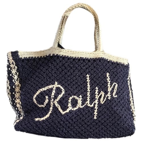 Pre-owned Ralph Lauren 24h Bag In Navy