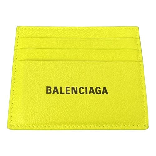 Pre-owned Balenciaga Leather Small Bag In Yellow
