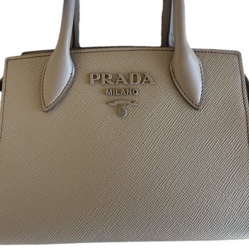 Pre-owned Prada Monochrome Leather Handbag In Other