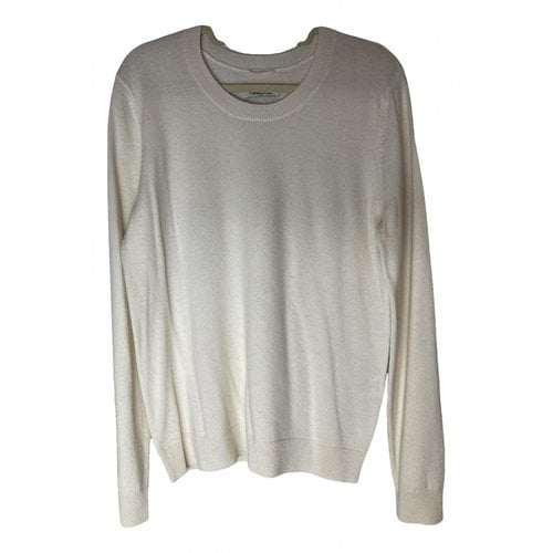 Pre-owned Max & Moi Wool Jumper In White