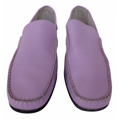 Pre-owned Bruno Magli Leather Flats In Other