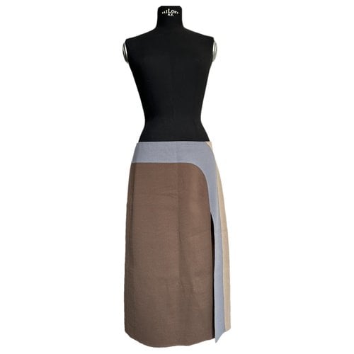 Pre-owned Marc Jacobs Wool Mid-length Skirt In Multicolour