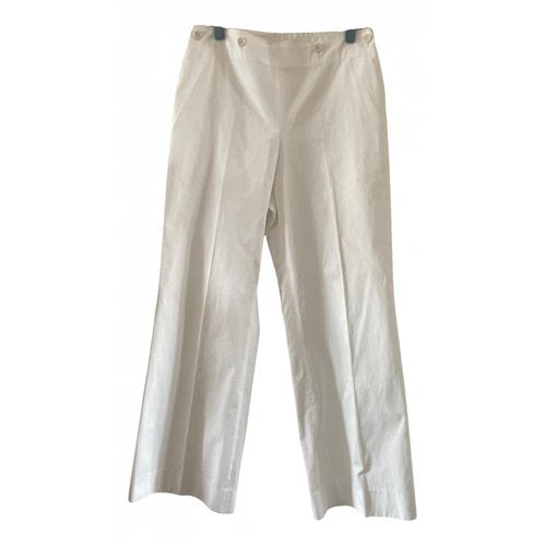Pre-owned Maison Margiela Large Pants In White