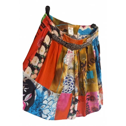 Pre-owned Galliano Mini Skirt In Multicolour
