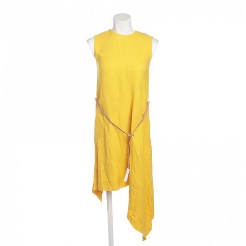 Pre-owned Victoria Beckham Dress In Yellow