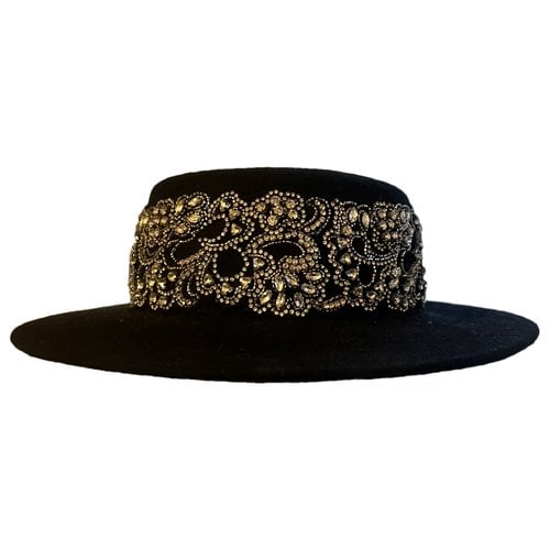 Pre-owned Eugenia Kim Wool Hat In Black