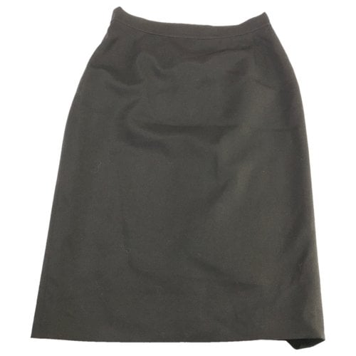 Pre-owned Marella Wool Mid-length Skirt In Black