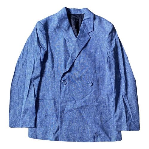 Pre-owned Totãªme Coat In Blue