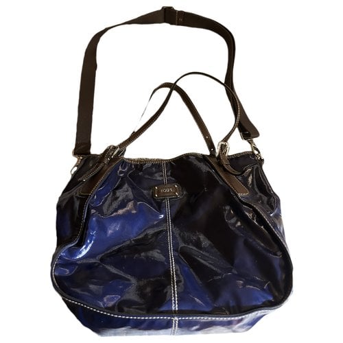 Pre-owned Tod's Leather Handbag In Blue