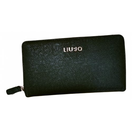 Pre-owned Liujo Leather Wallet In Black