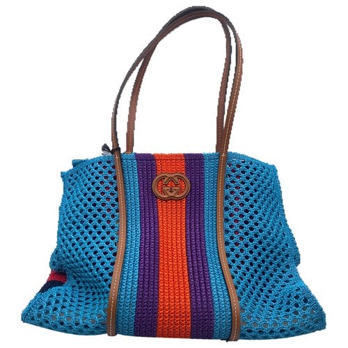 Pre-owned Gucci Handbag In Blue