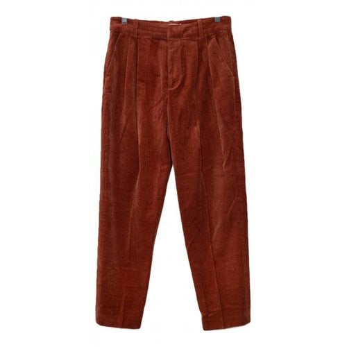 Pre-owned A.l.c Trousers In Brown