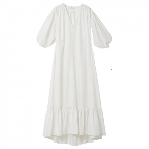 Pre-owned Rodebjer Maxi Dress In White