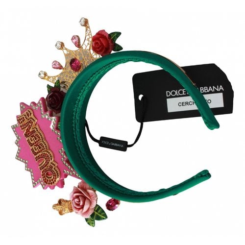 Pre-owned Dolce & Gabbana Hair Accessory In Gold