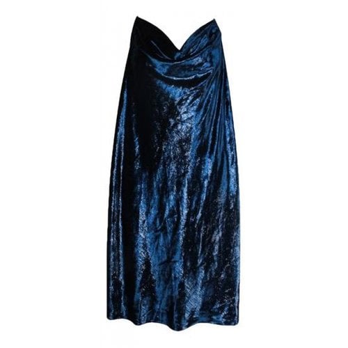 Pre-owned Halston Heritage Dress In Blue