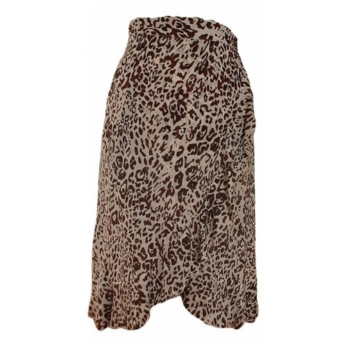 Pre-owned Pinko Mid-length Skirt In Brown