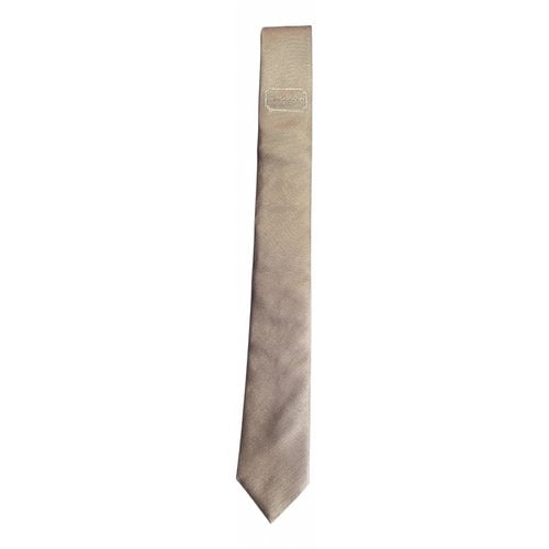Pre-owned Dior Silk Tie In Pink