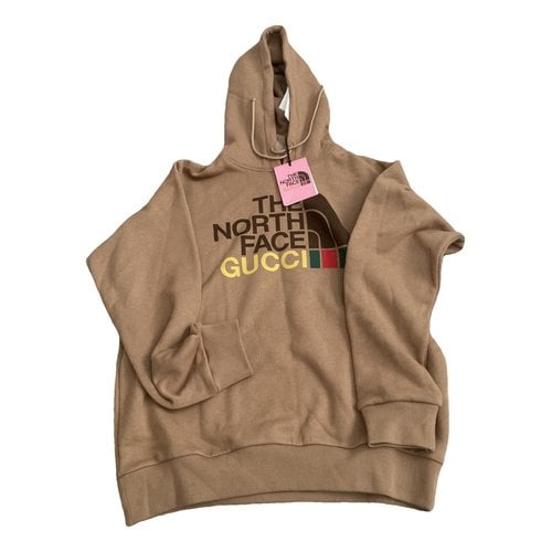 Pre-owned The North Face X Gucci Sweatshirt In Brown