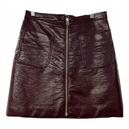 Pre-owned Mcq By Alexander Mcqueen Mid-length Skirt In Burgundy