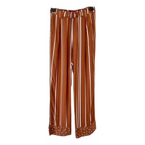 Pre-owned Stine Goya Silk Straight Pants In Other