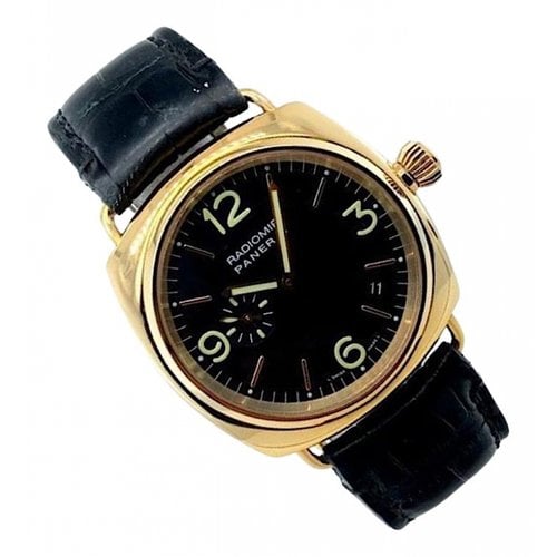 Pre-owned Panerai Radiomir Pink Gold Watch