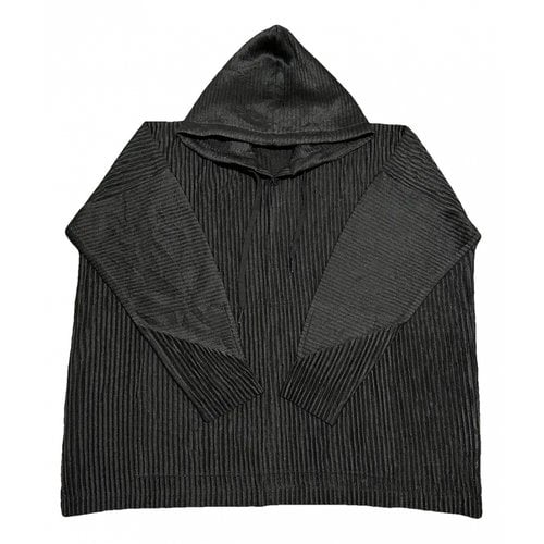 Pre-owned Issey Miyake Jacket In Black