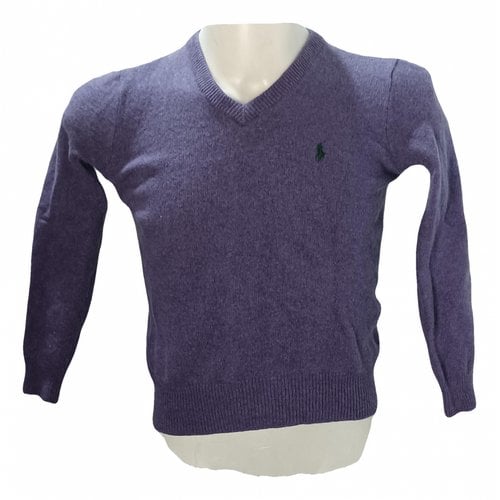 Pre-owned Polo Ralph Lauren Wool Pull In Purple
