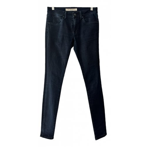 Pre-owned Burberry Slim Jeans In Navy