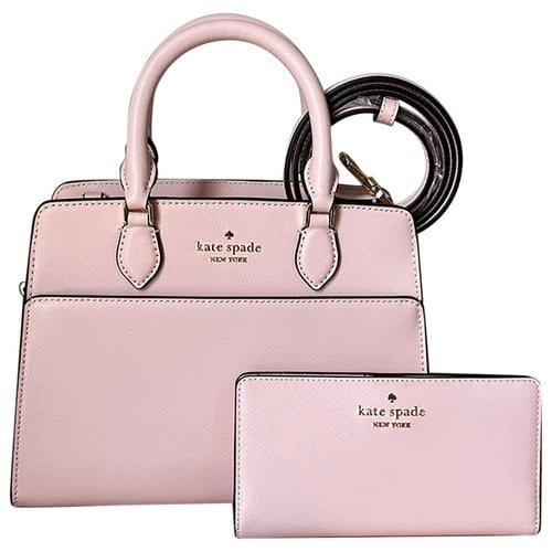 Pre-owned Kate Spade Leather Satchel In Pink