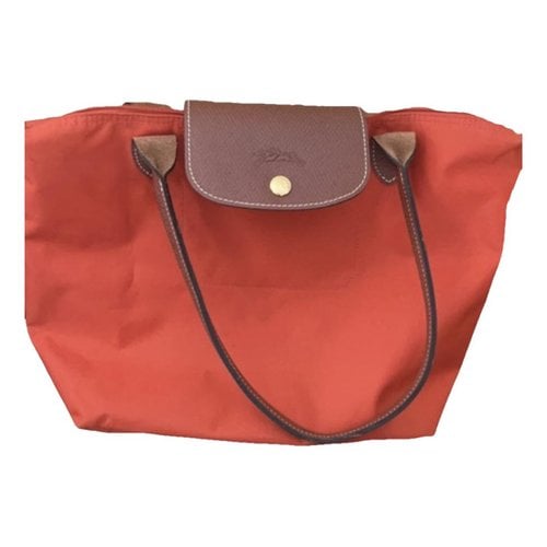 Pre-owned Longchamp Handbag In Orange